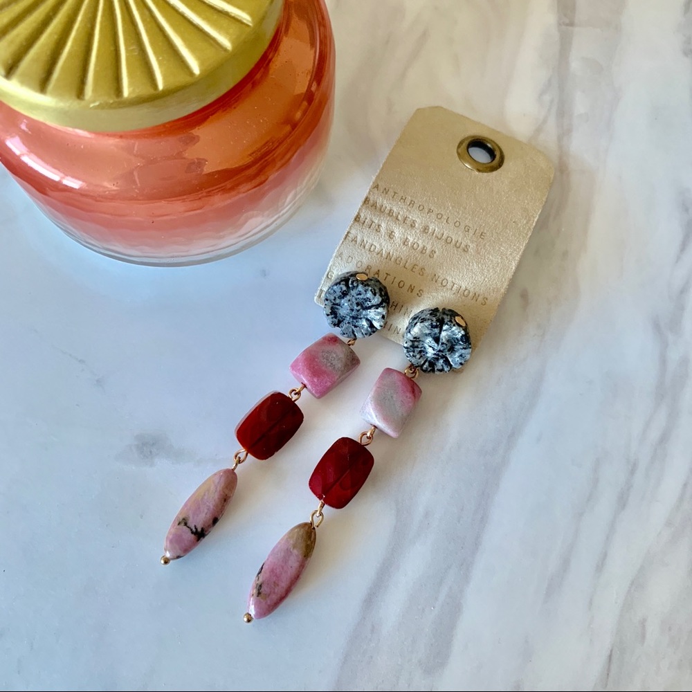NWT Anthropologie “Marnie” Drop Earrings 🌸